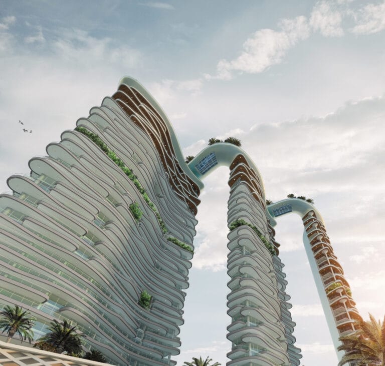 DAMAC Bay - Look Up View 02