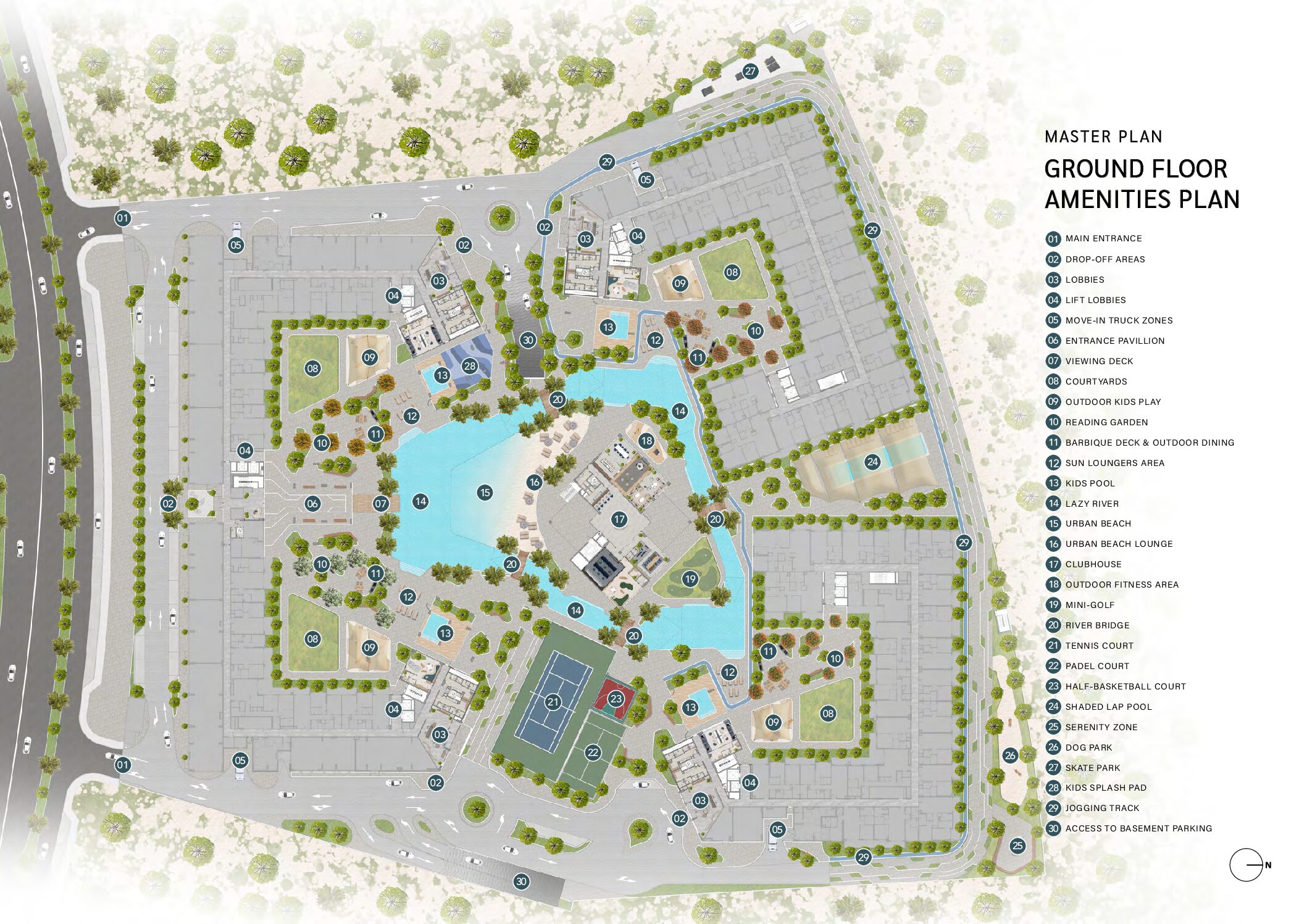 Belgravia Gardens - Amenities Plan - Building IV