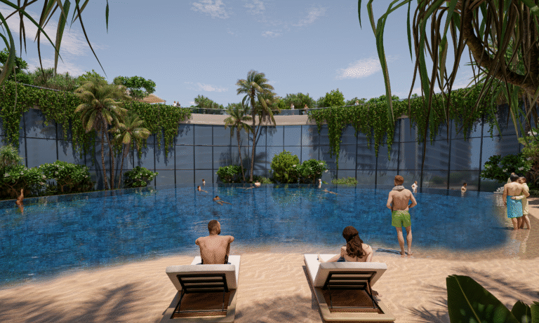 Sunken pool