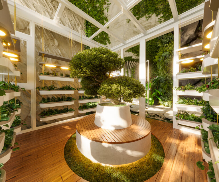 THE EDIBLE GARDEN (ORGANIC HYDROPONICS GARDEN) - CC