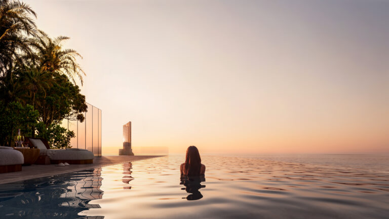 Sky villa private infinity pool