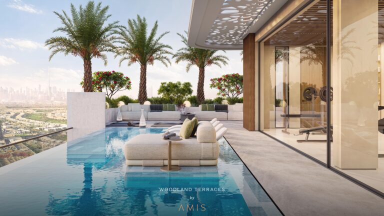 Woodland Terraces by AMIS - Pool View (1)