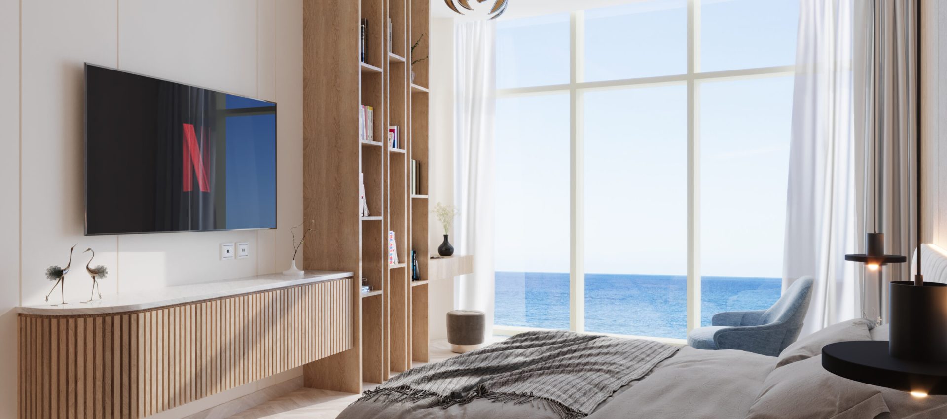 1BR Bedroom View 02