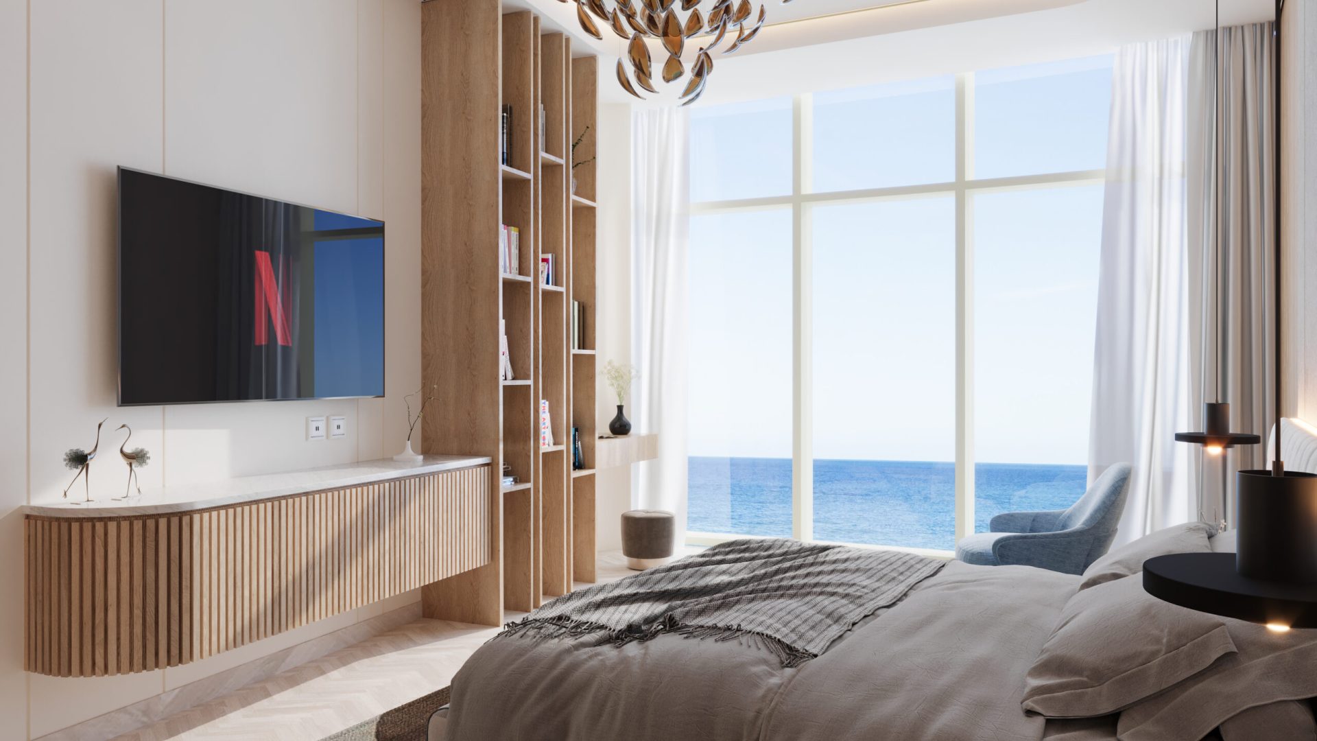 1BR Bedroom View 02
