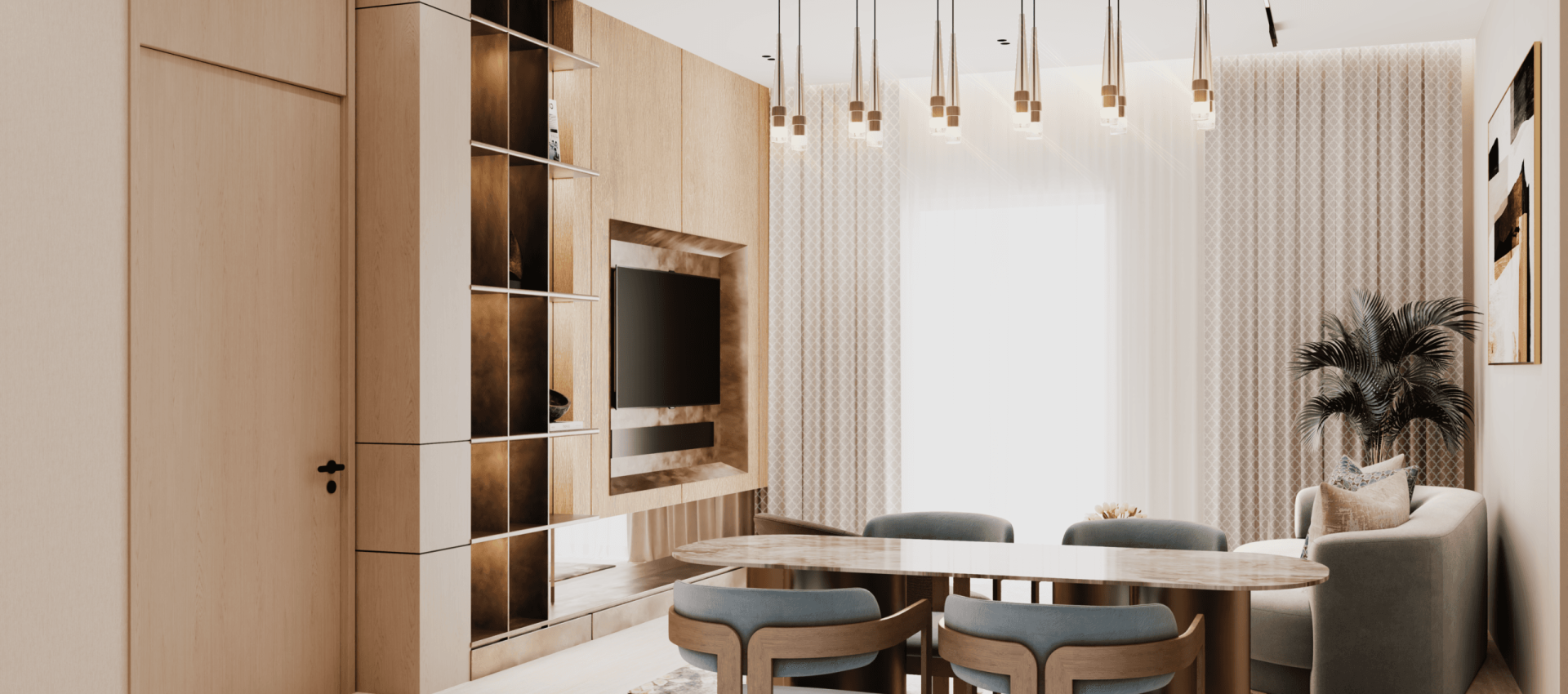 1BR UNIT_Living Room
