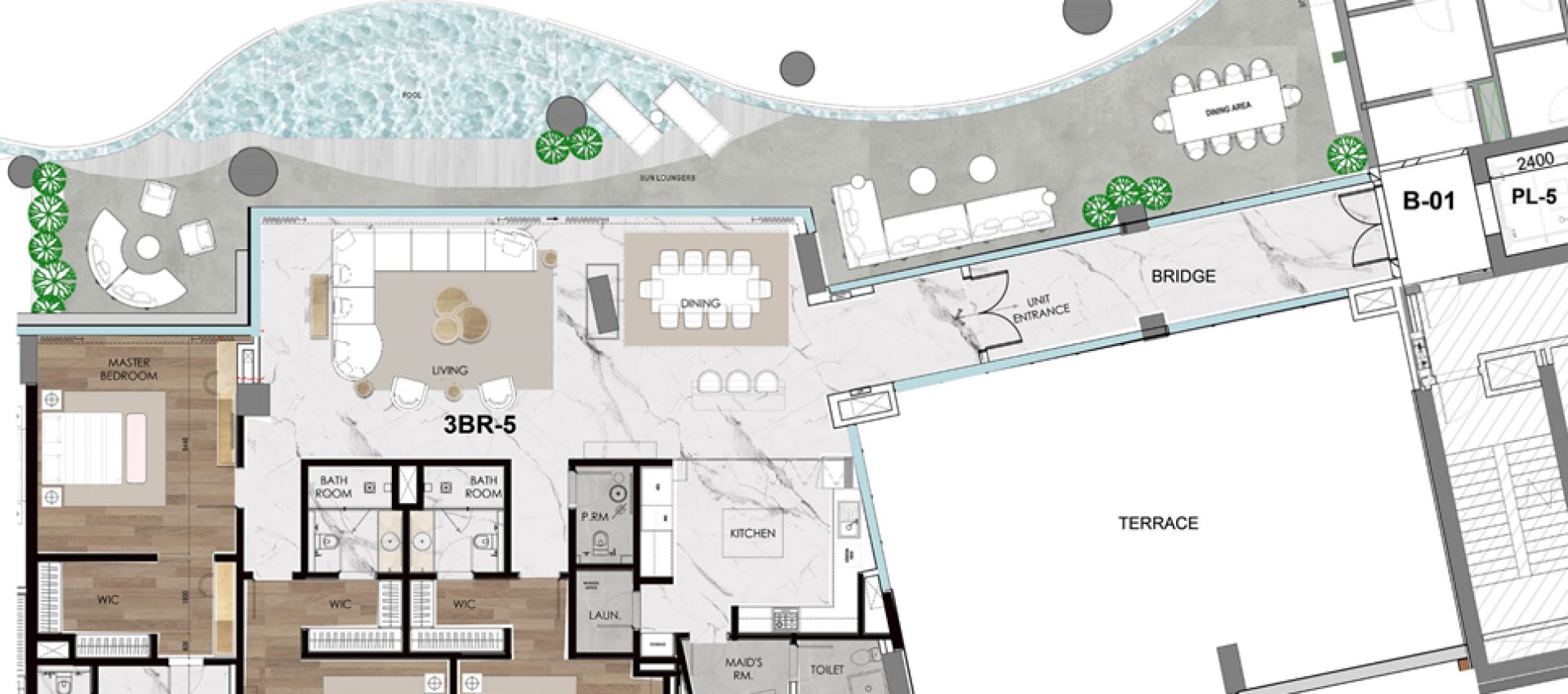 3 BR -PLAN