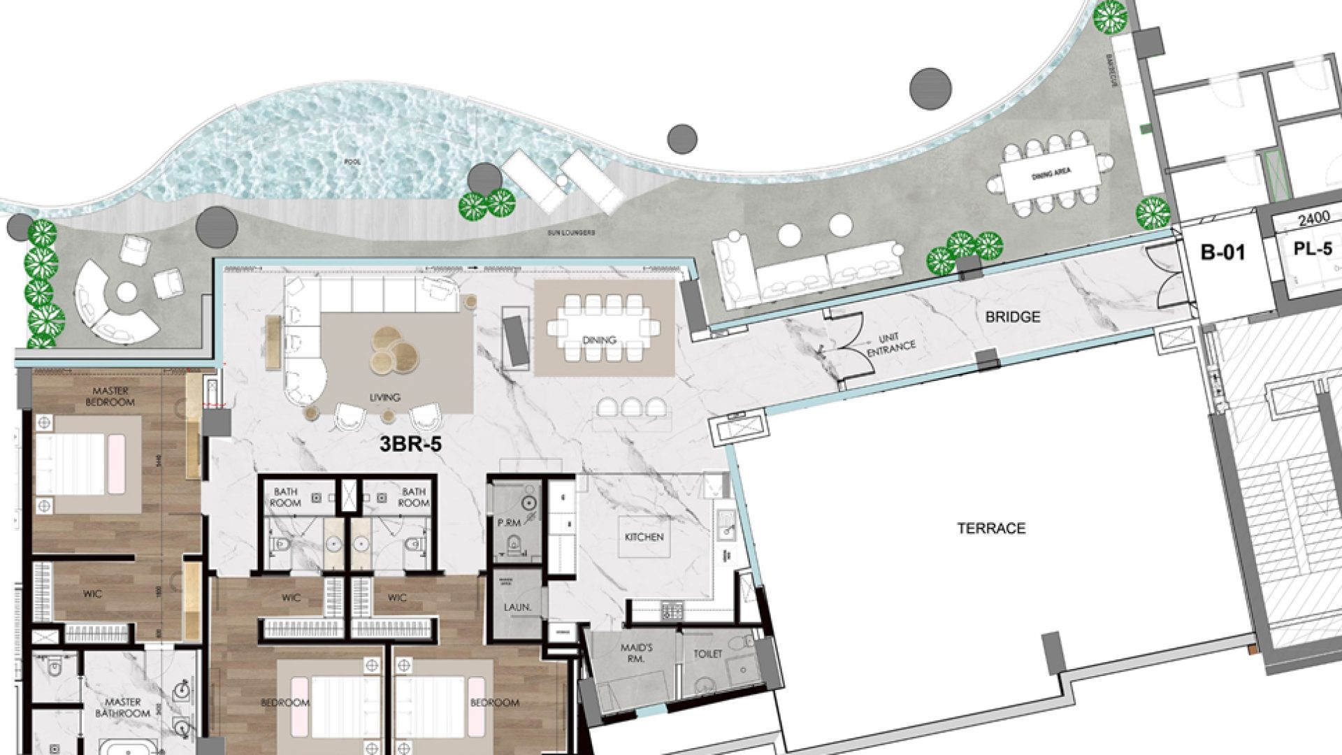 3 BR -PLAN
