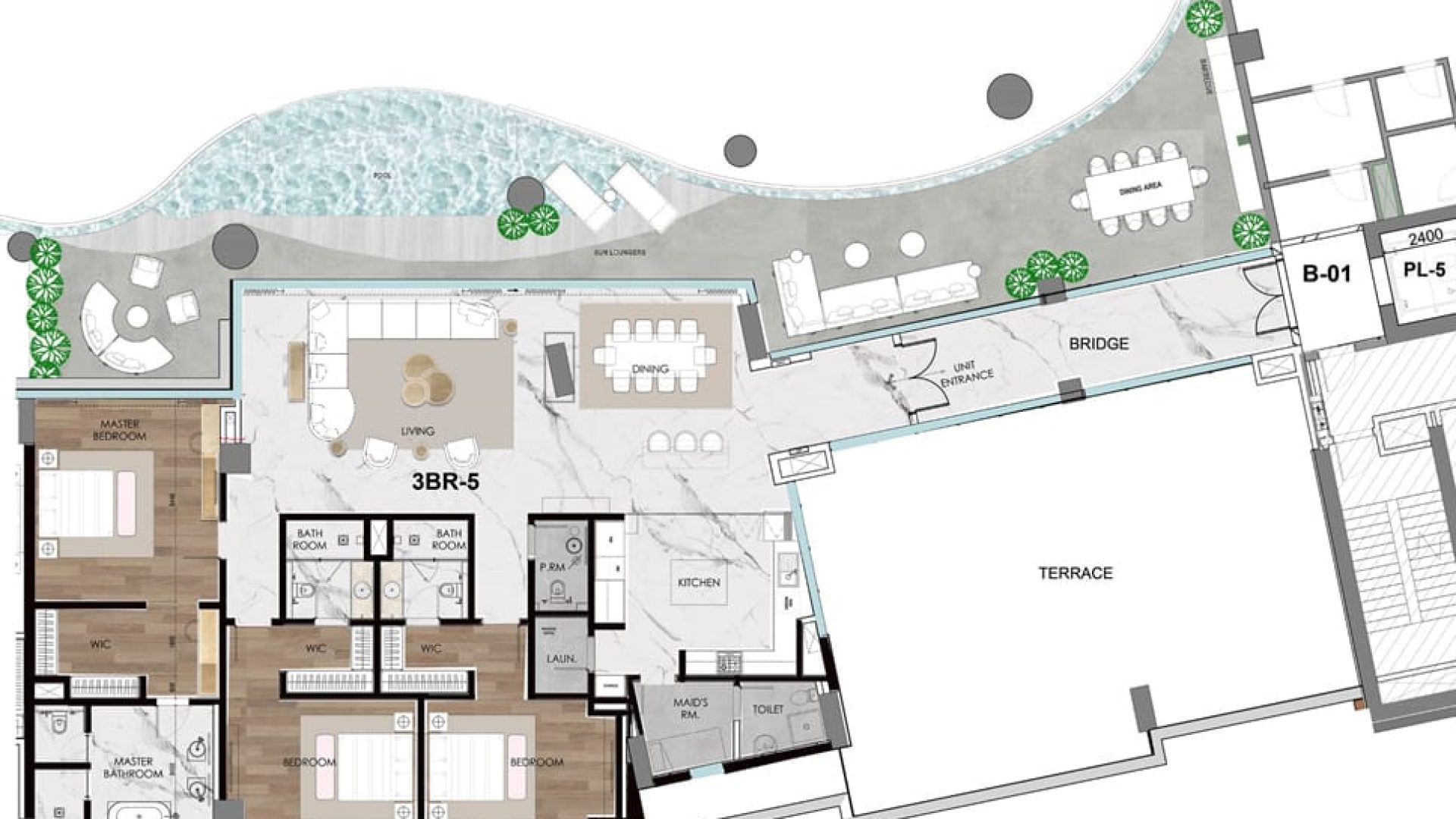 3 BR -PLAN
