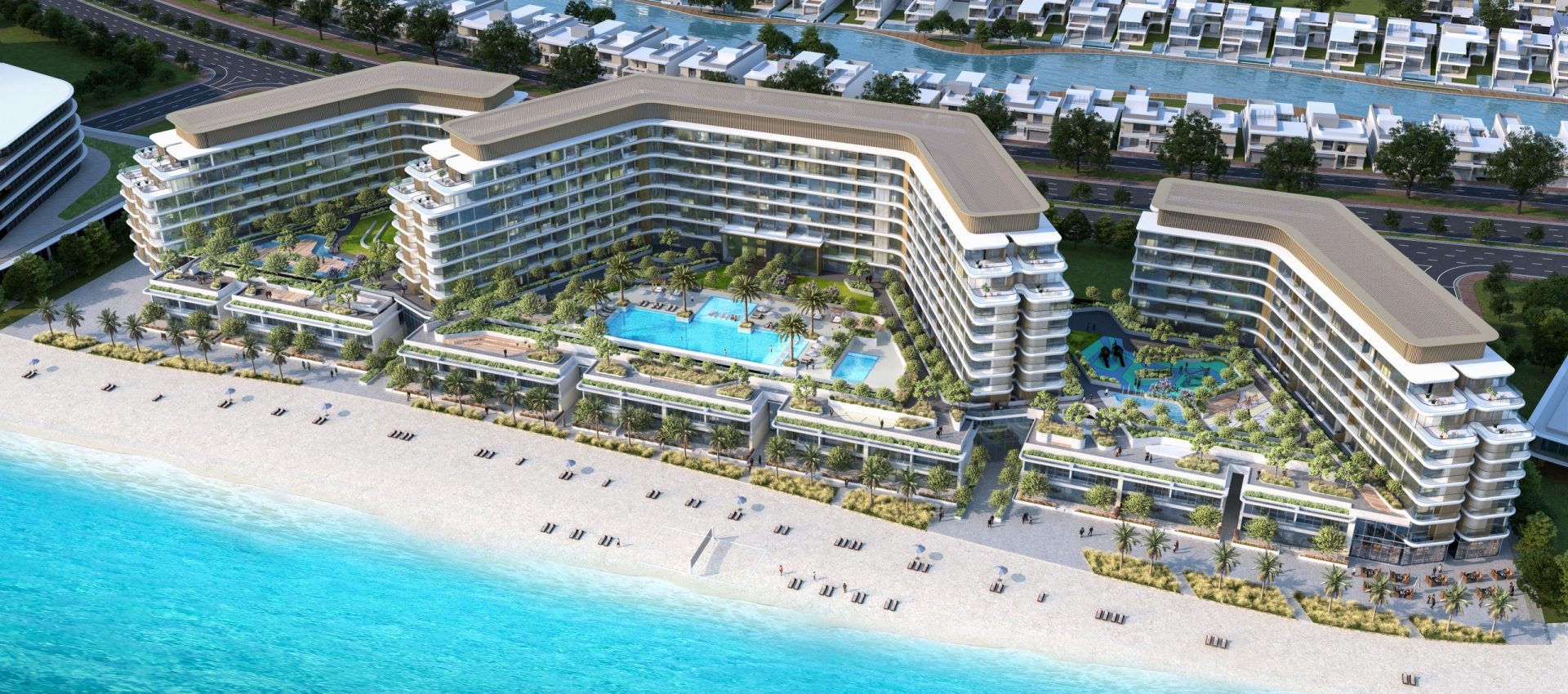 Aerial view - lagoon side
