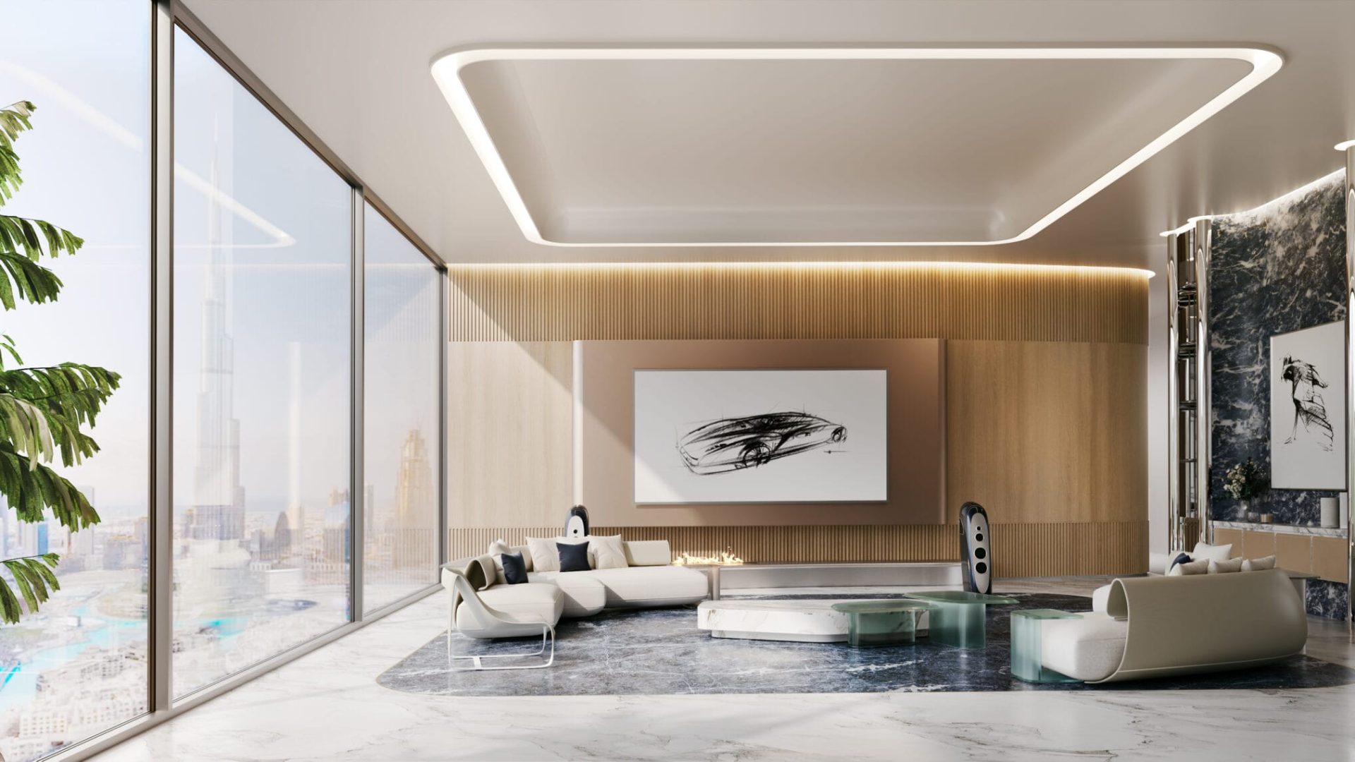 BUGATTI RESIDENCES BY BINGHATTI Living room