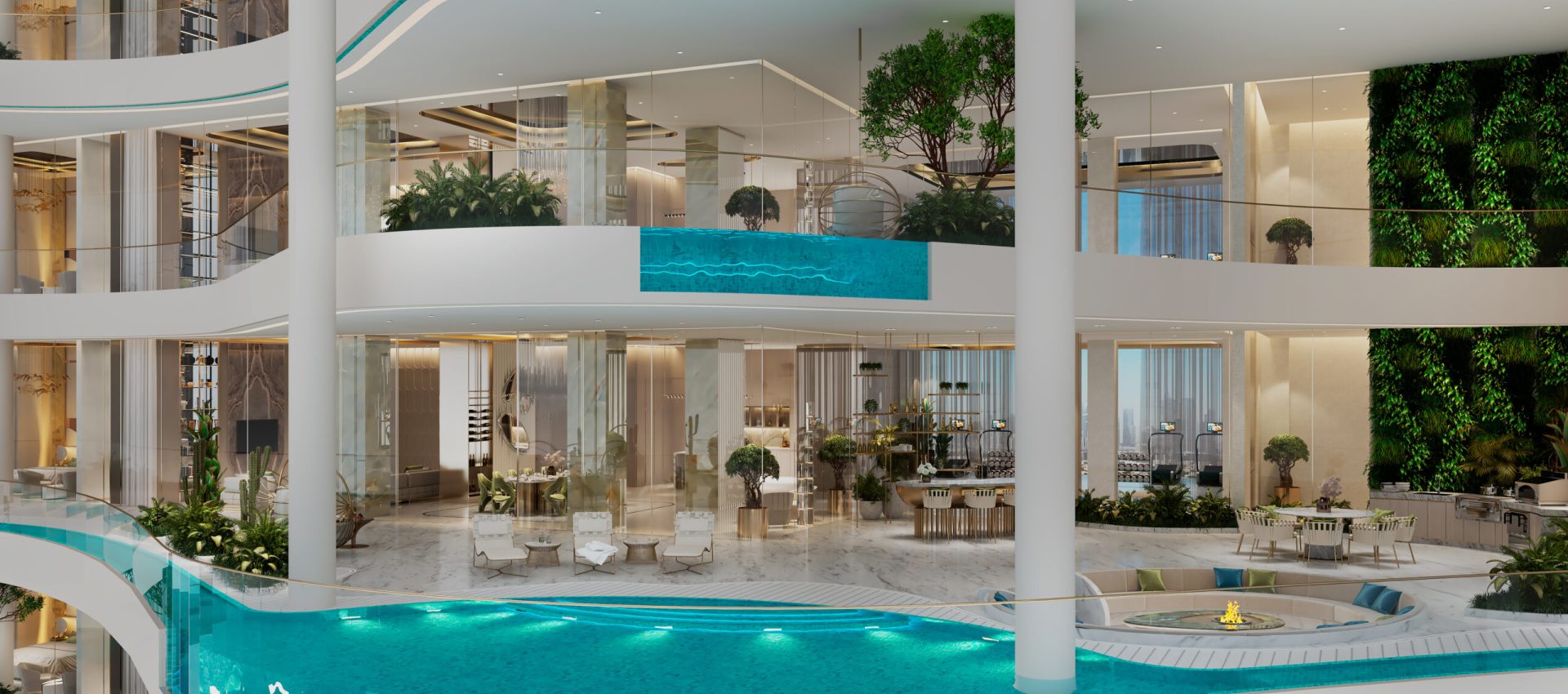 Couture 4 Bedroom l Living & Dining l Balcony l 03