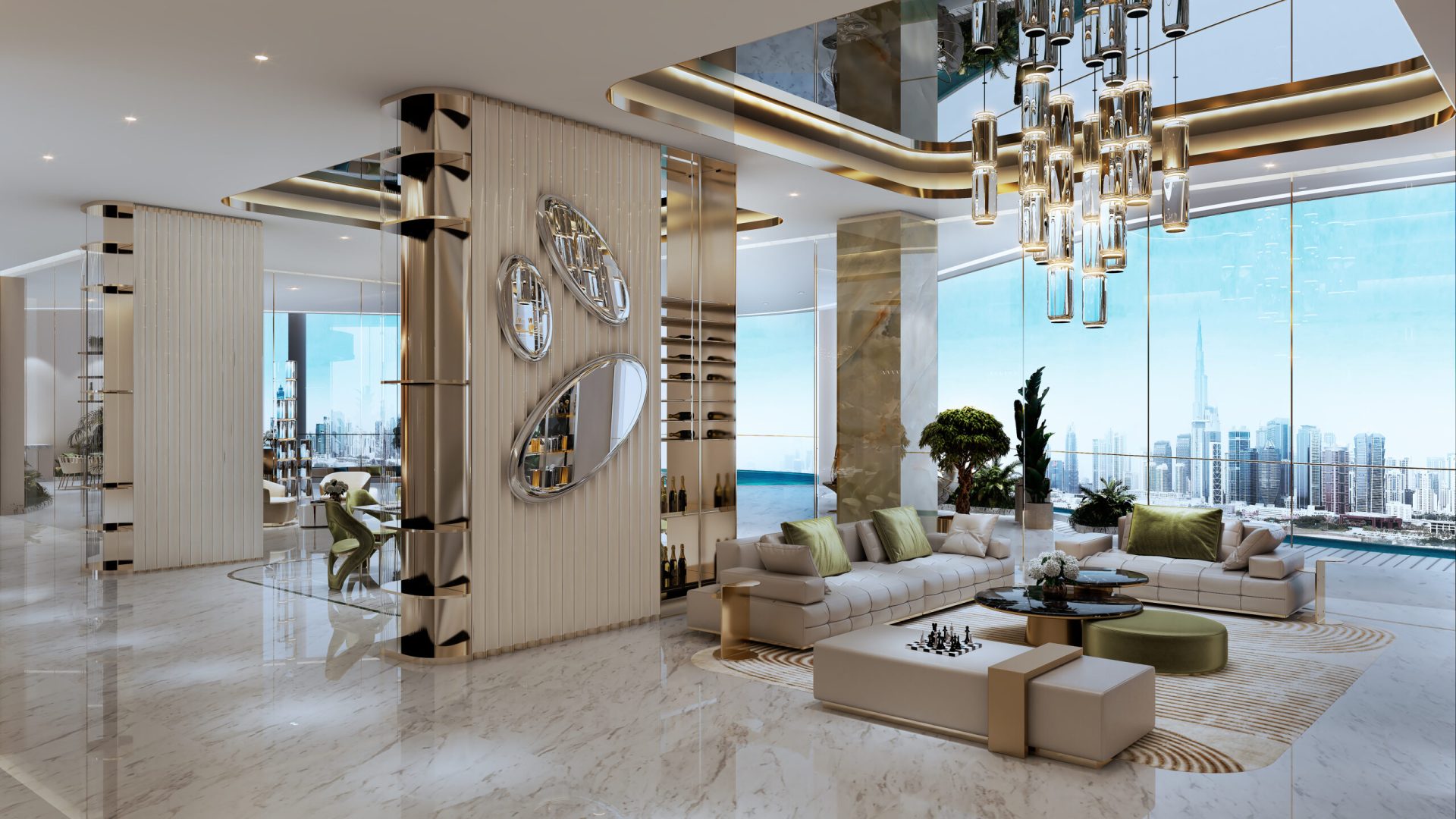 Couture 4 Bedroom l Living & Dining l Balcony l 04