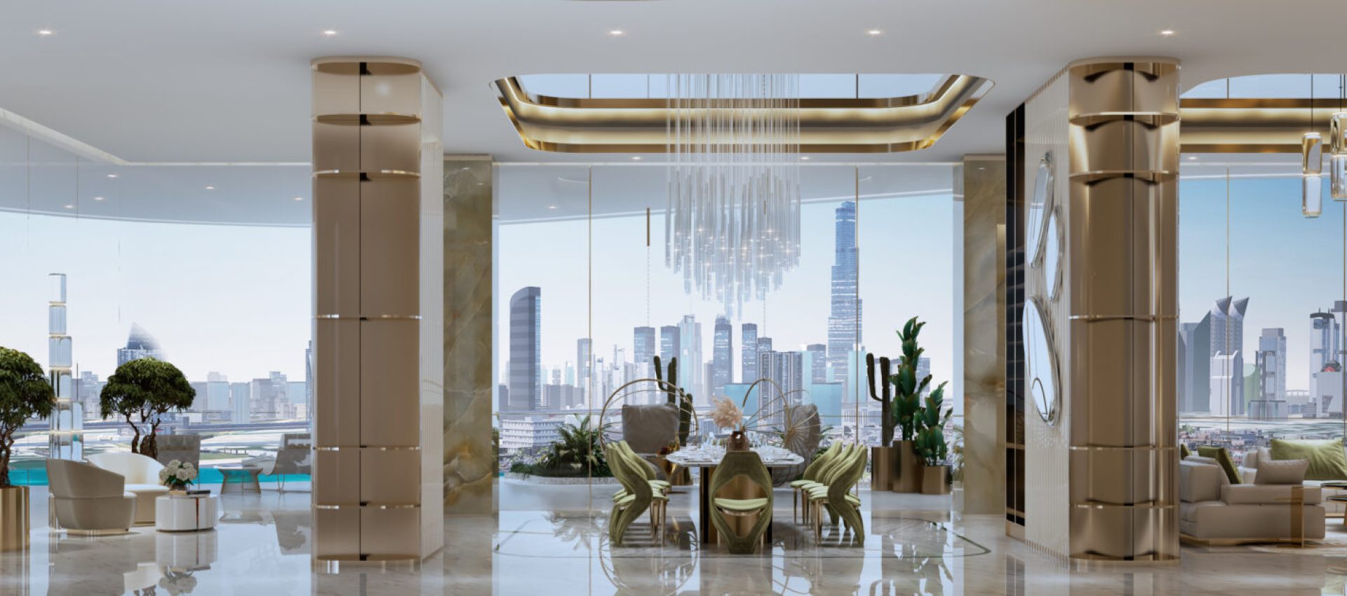 Couture 4 Bedroom l Living & Dining l Balcony l 09