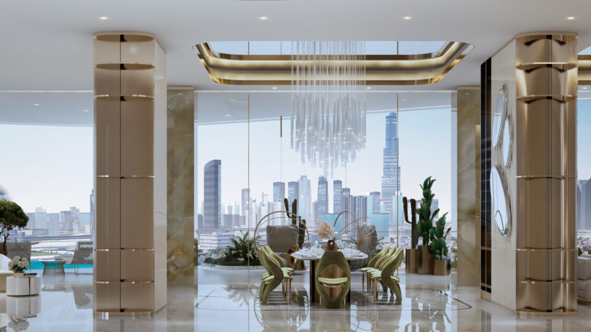Couture 4 Bedroom l Living & Dining l Balcony l 09