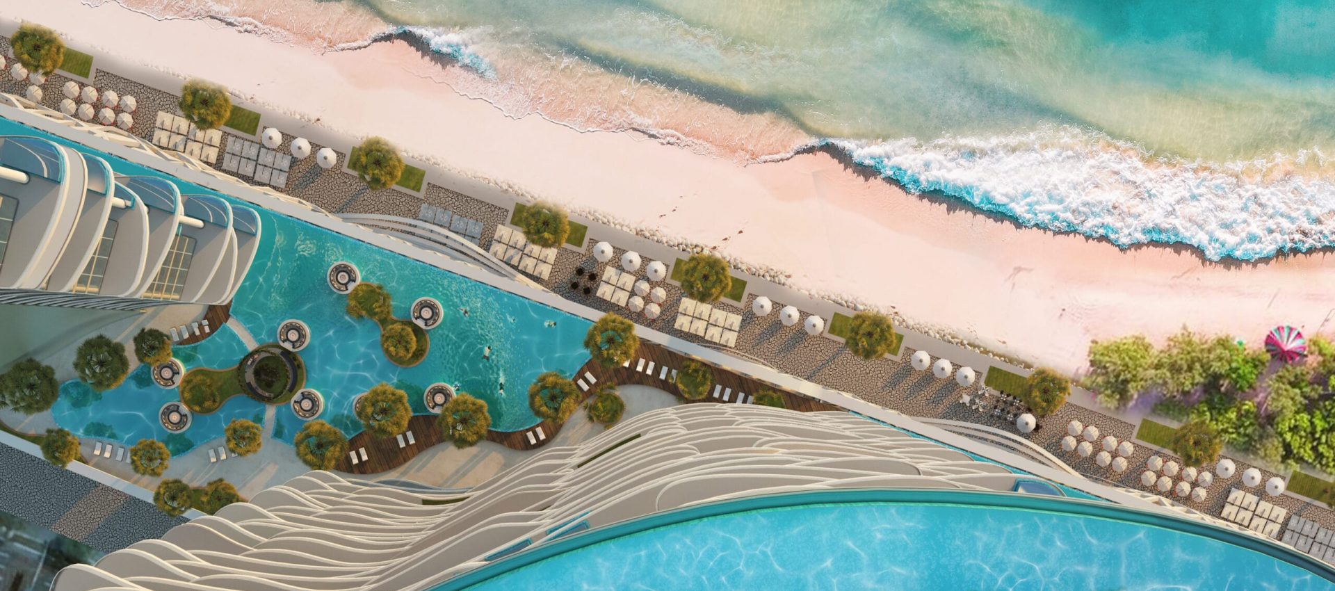 DAMAC Bay - Look Down View 01