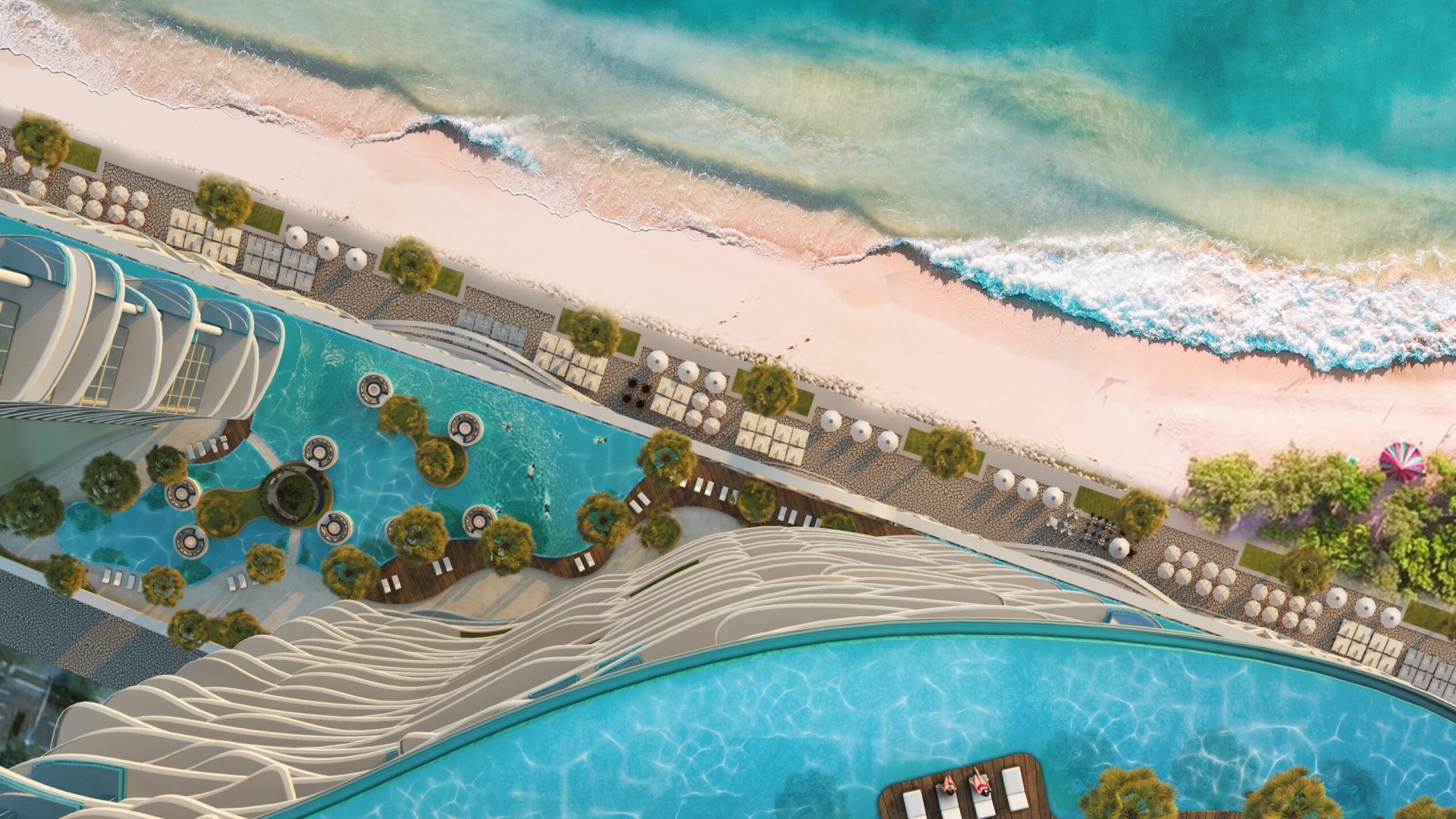 DAMAC Bay - Look Down View 01