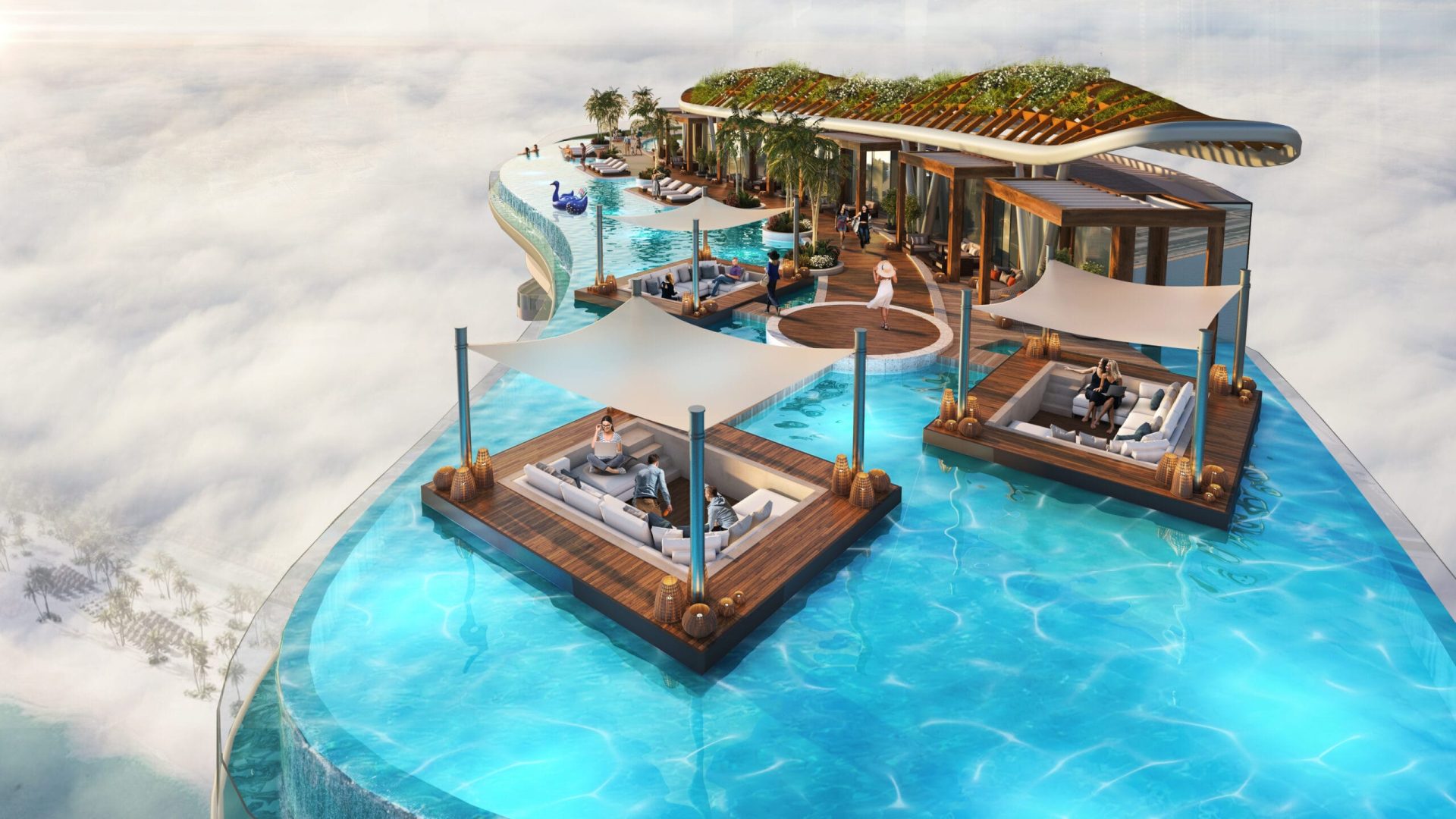 DAMAC Bay - Work in the Sky Daytime