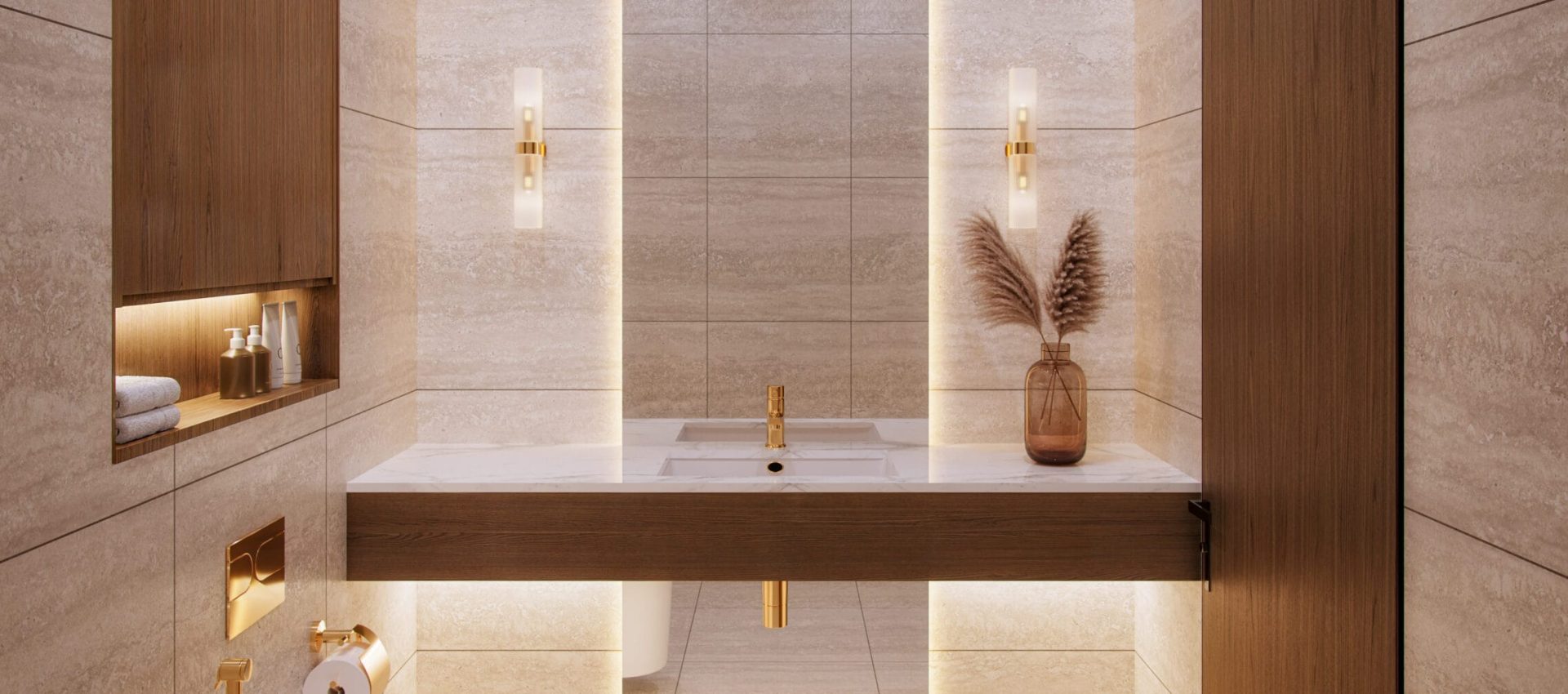 Penthouse-powder room