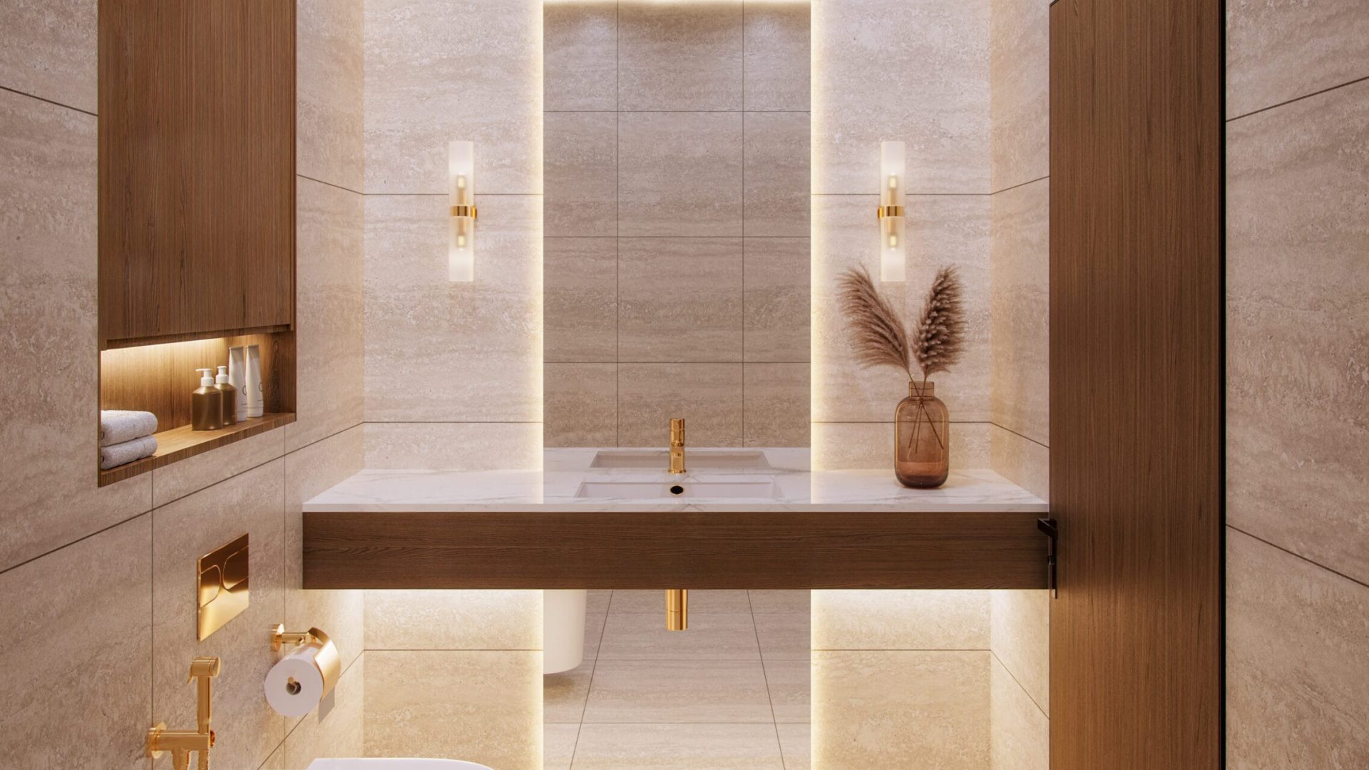 Penthouse-powder room